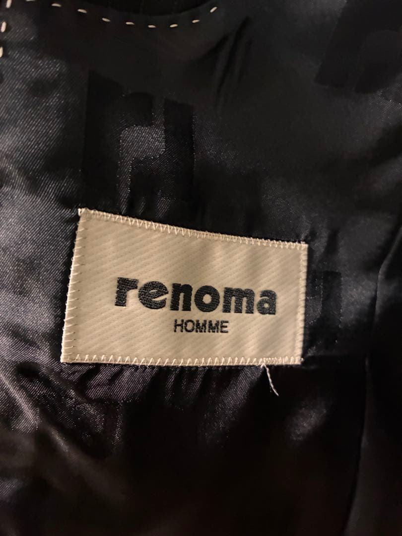 ノ*フ様 renoma レノマ メンズスーツ ブラック