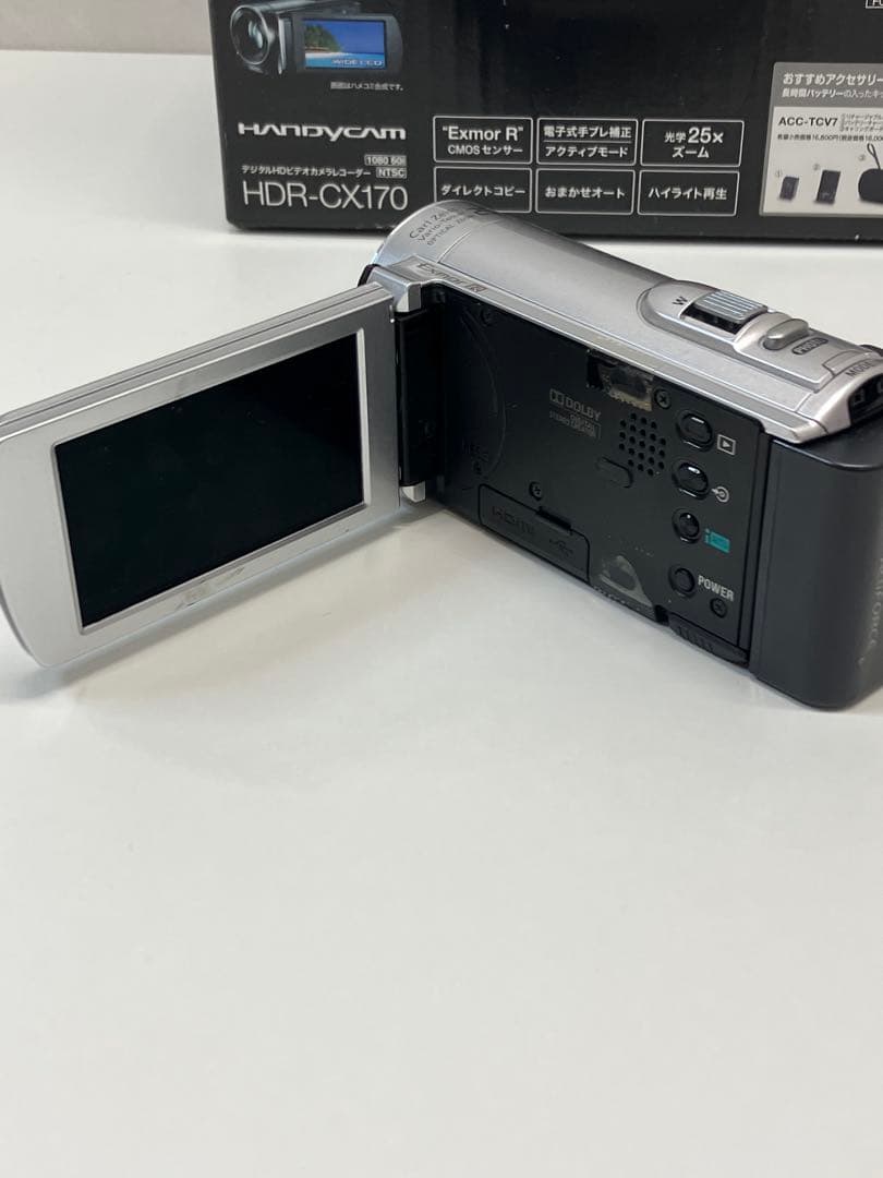 SONY ハンディカム HDR-CX170（箱・ケーブル付き）　【3842】