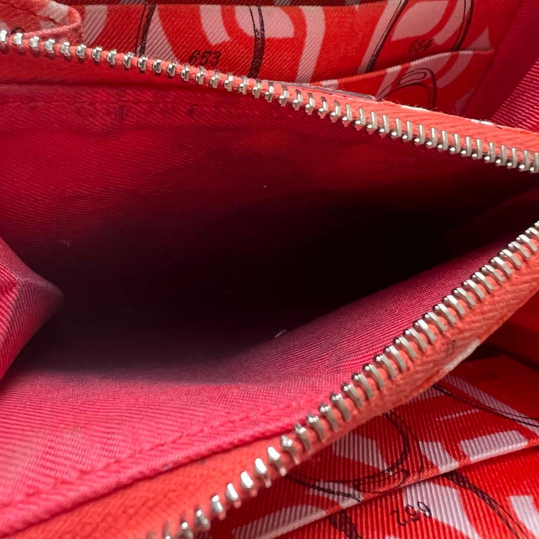 243 美品 HERMES エルメス アザップ シルクイン コンパクト 財布
