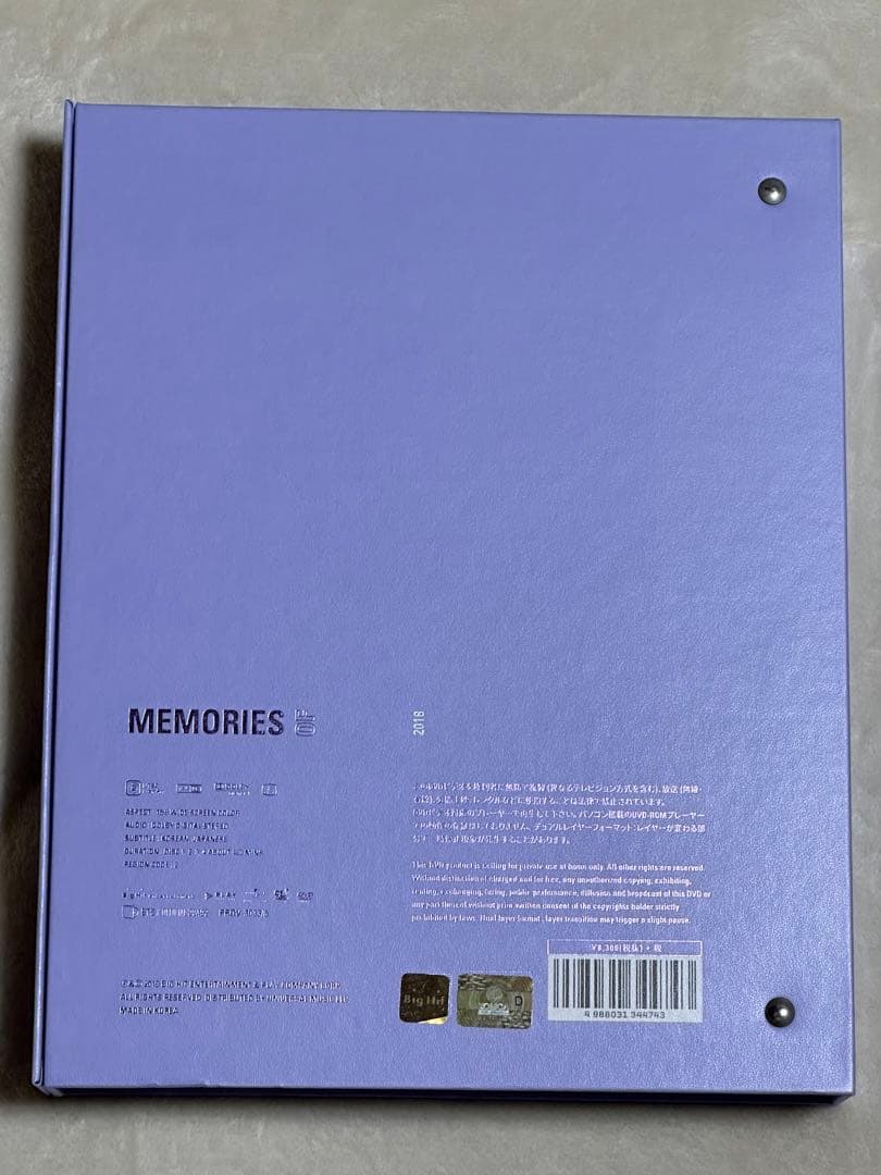 Memories of 2018 DVD 日本語字幕付