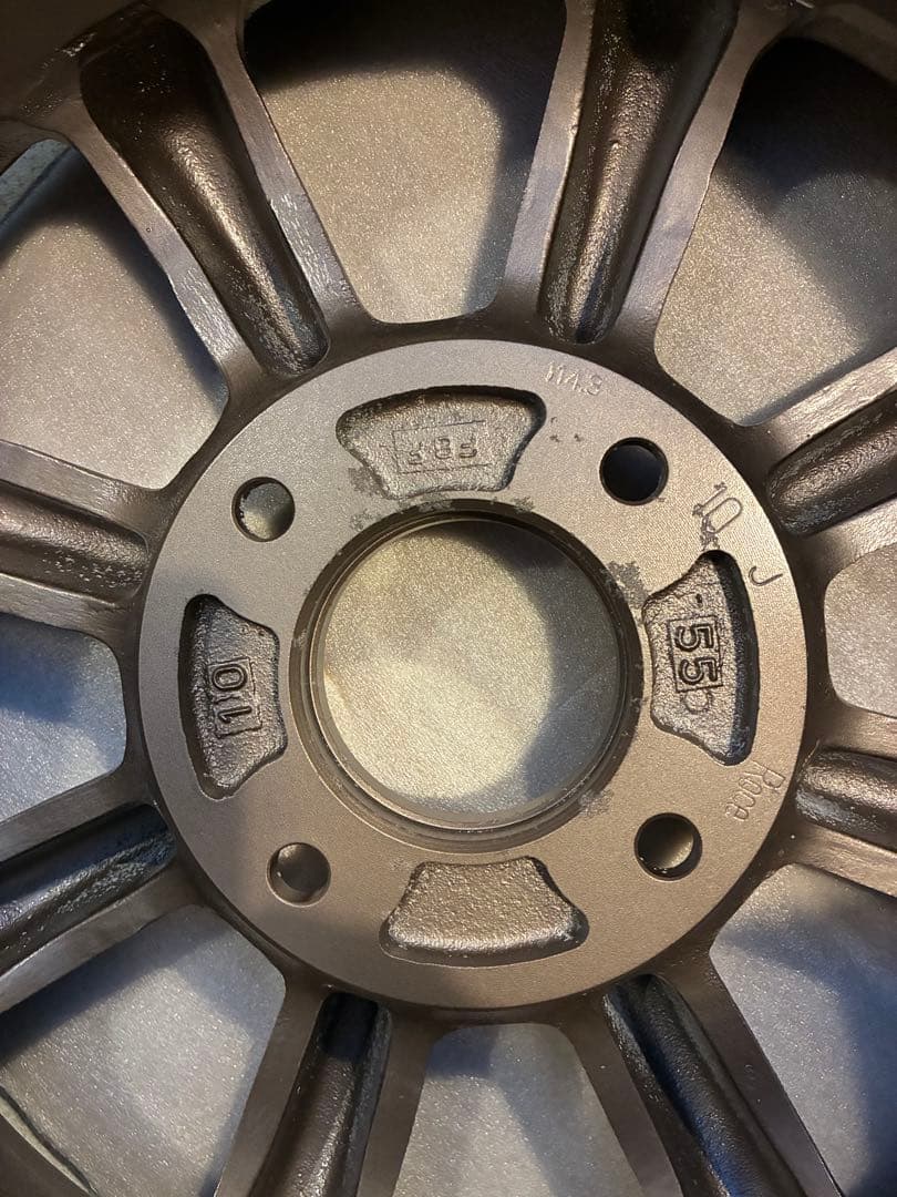 ワタナベ　14-5.5J 4穴114.3 +40 マグネシウム　新品1本のみ