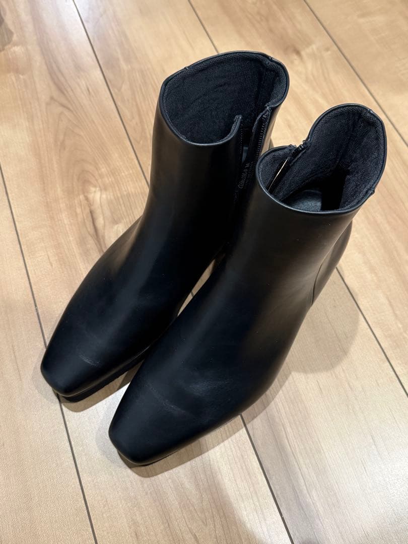 CLEL High Sole Design Heel ブーツ ブラック