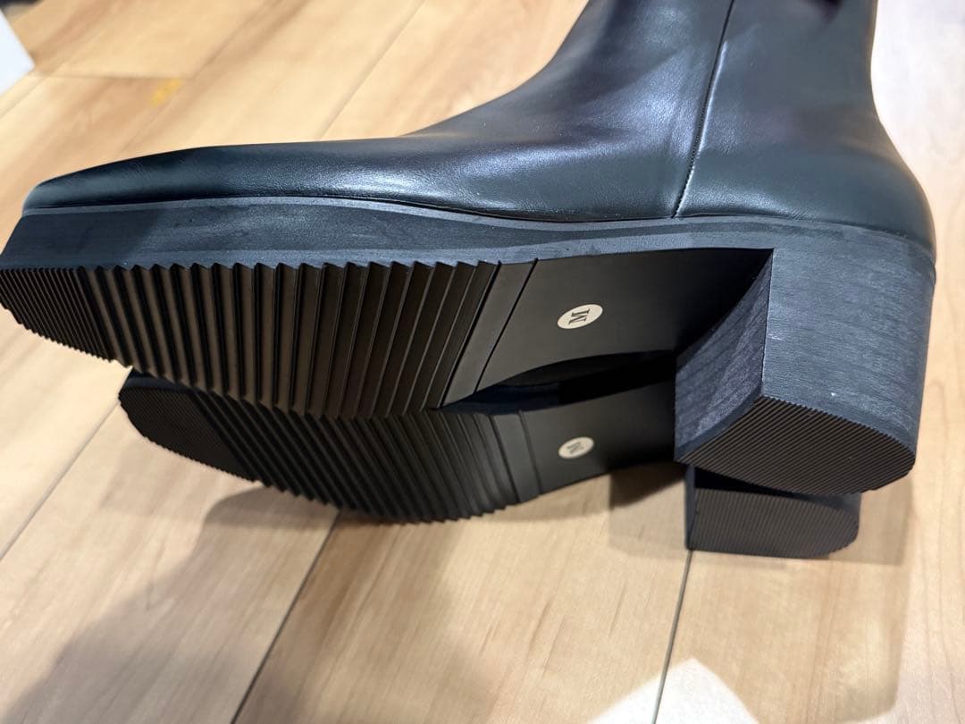 CLEL High Sole Design Heel ブーツ ブラック
