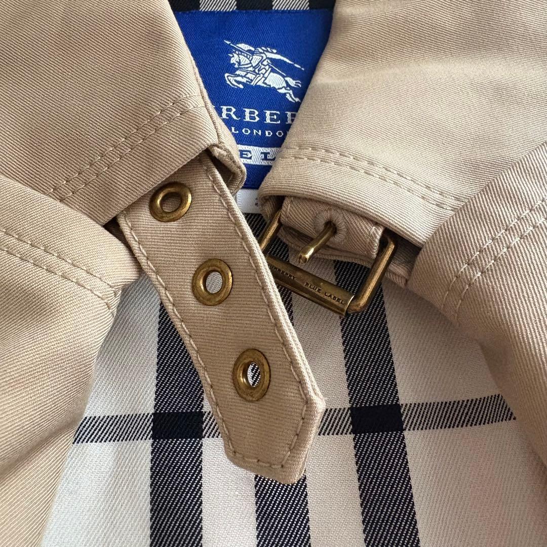 BURBERRY ブルーレーベル トレンチコート ベージュ　38 ベルトあり