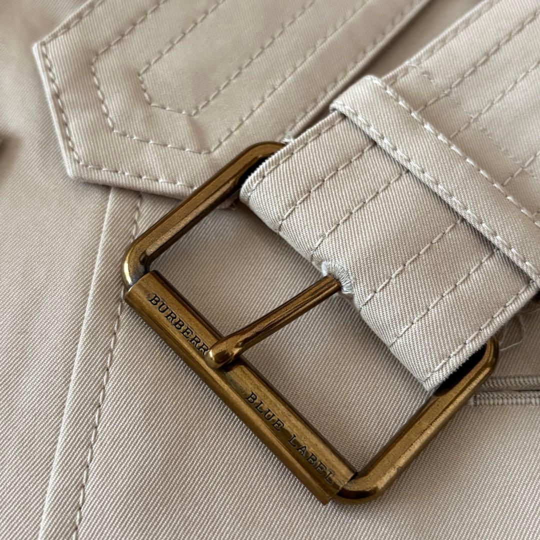 BURBERRY ブルーレーベル トレンチコート ベージュ　38 ベルトあり
