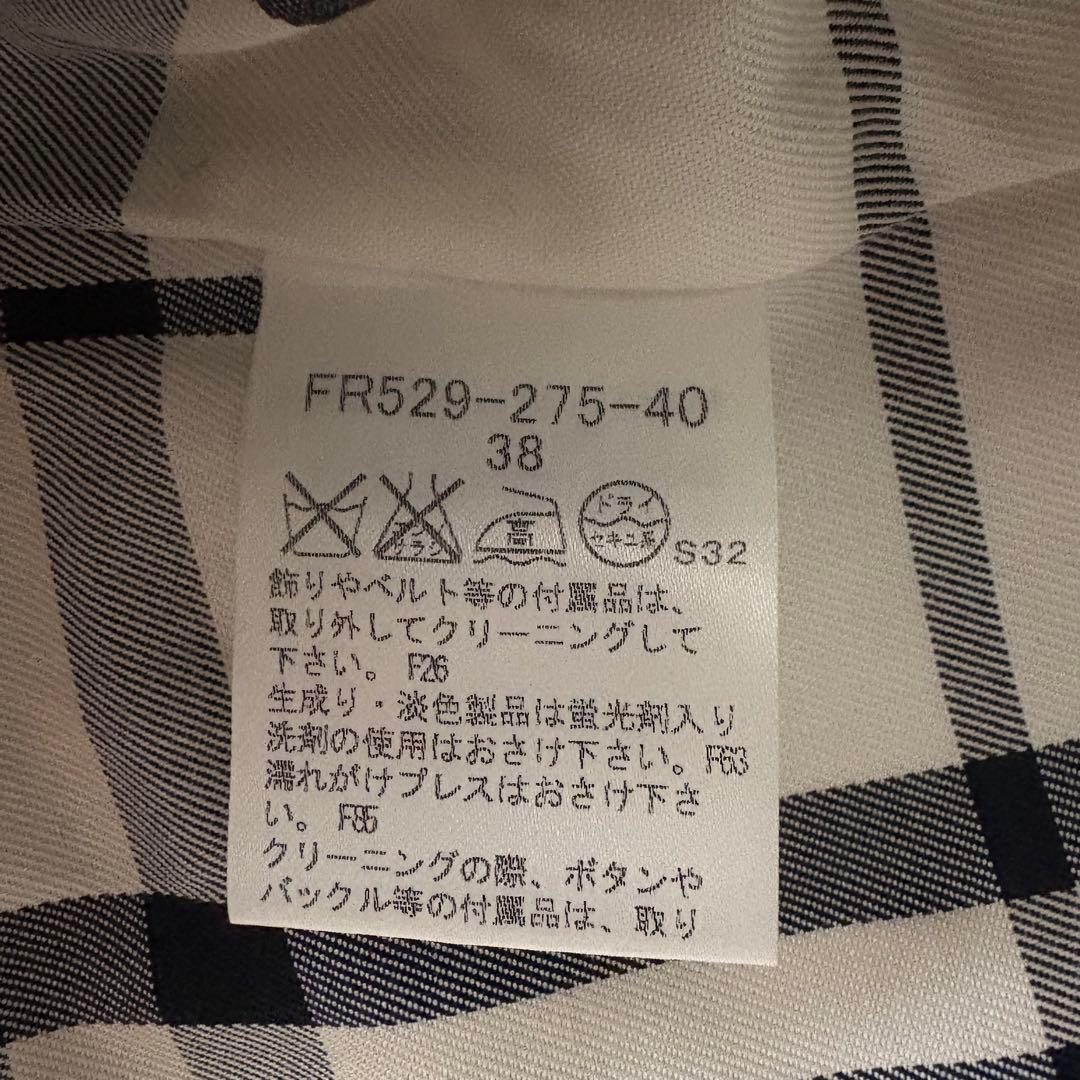 BURBERRY ブルーレーベル トレンチコート ベージュ　38 ベルトあり