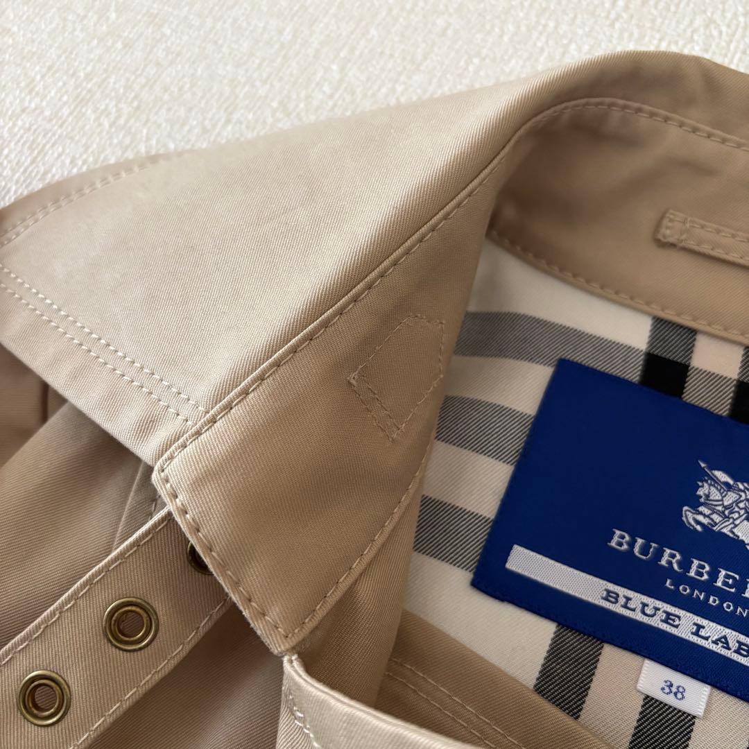 BURBERRY ブルーレーベル トレンチコート ベージュ　38 ベルトあり