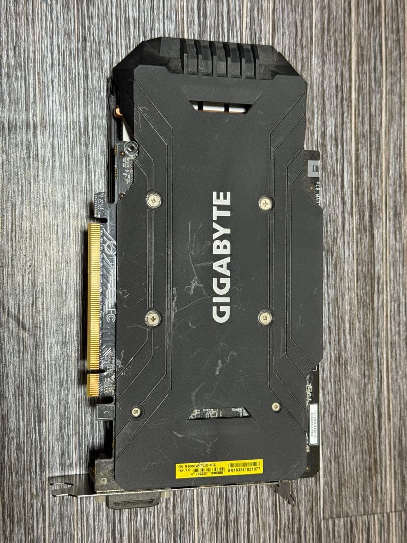 GIGABYTE GV-N1060W-OC-6GD グラフィックボード