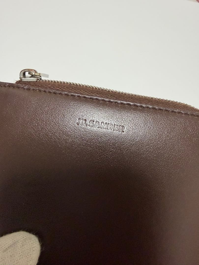 き*ち様 JIL SANDER ブラウンレザー L字 財布