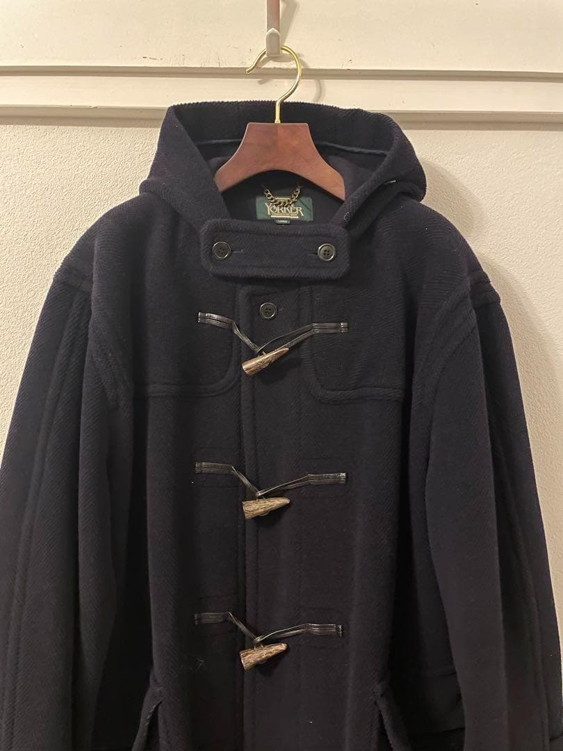 NEWYORKER ニューヨーカー ダッフルコート 90s ヘリンボーン