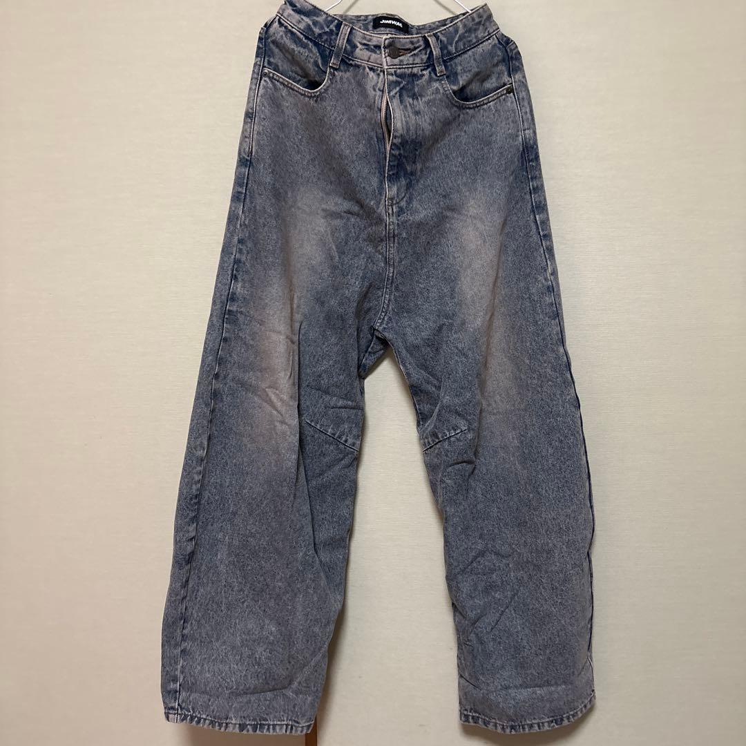 パンツ Jimwag denim bustier setup pants