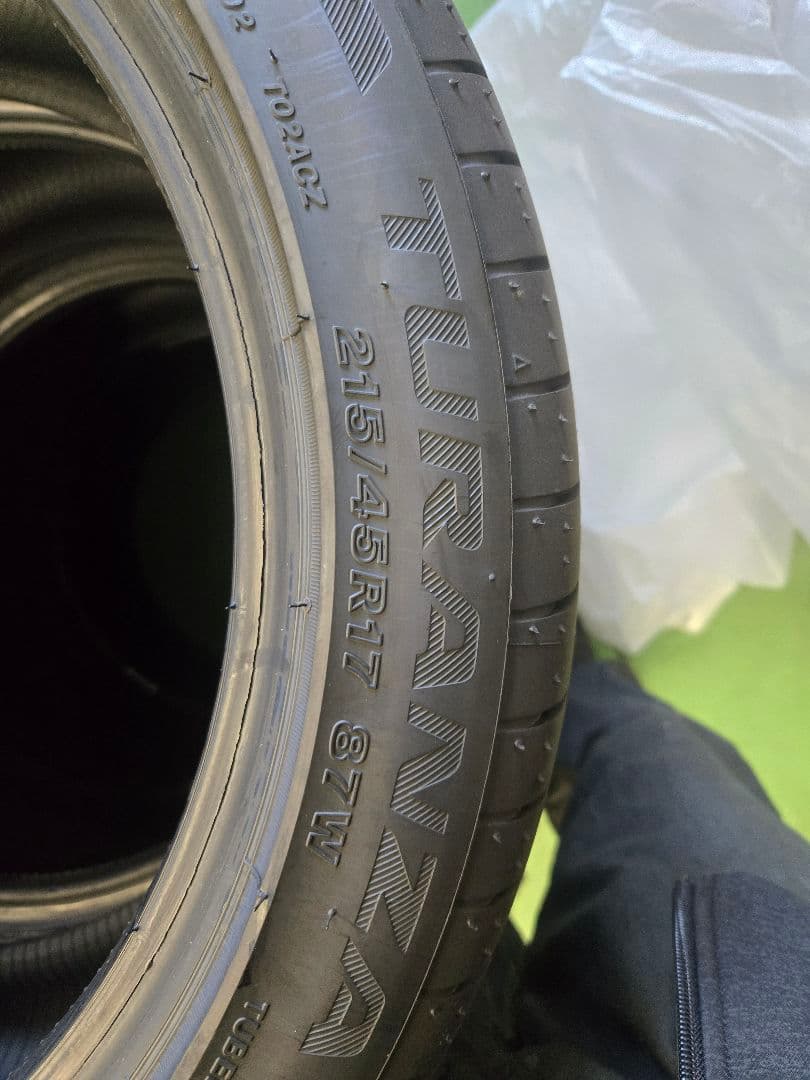 小林様用BRIDGESTONE TURANZA T002215/45R17 4本