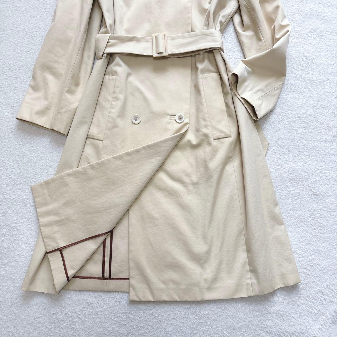 希少✨ロロピアーナ 綿100% トレンチコート ベージュ ベルト付き