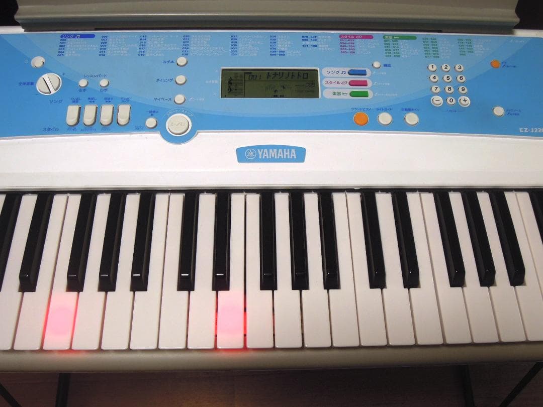 YAMAHA EZ-J220 電子キーボード & スタンド L-2C