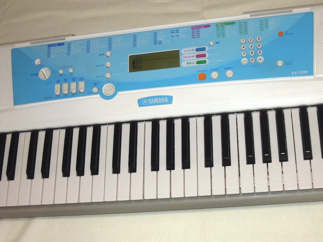 YAMAHA EZ-J220 電子キーボード & スタンド L-2C