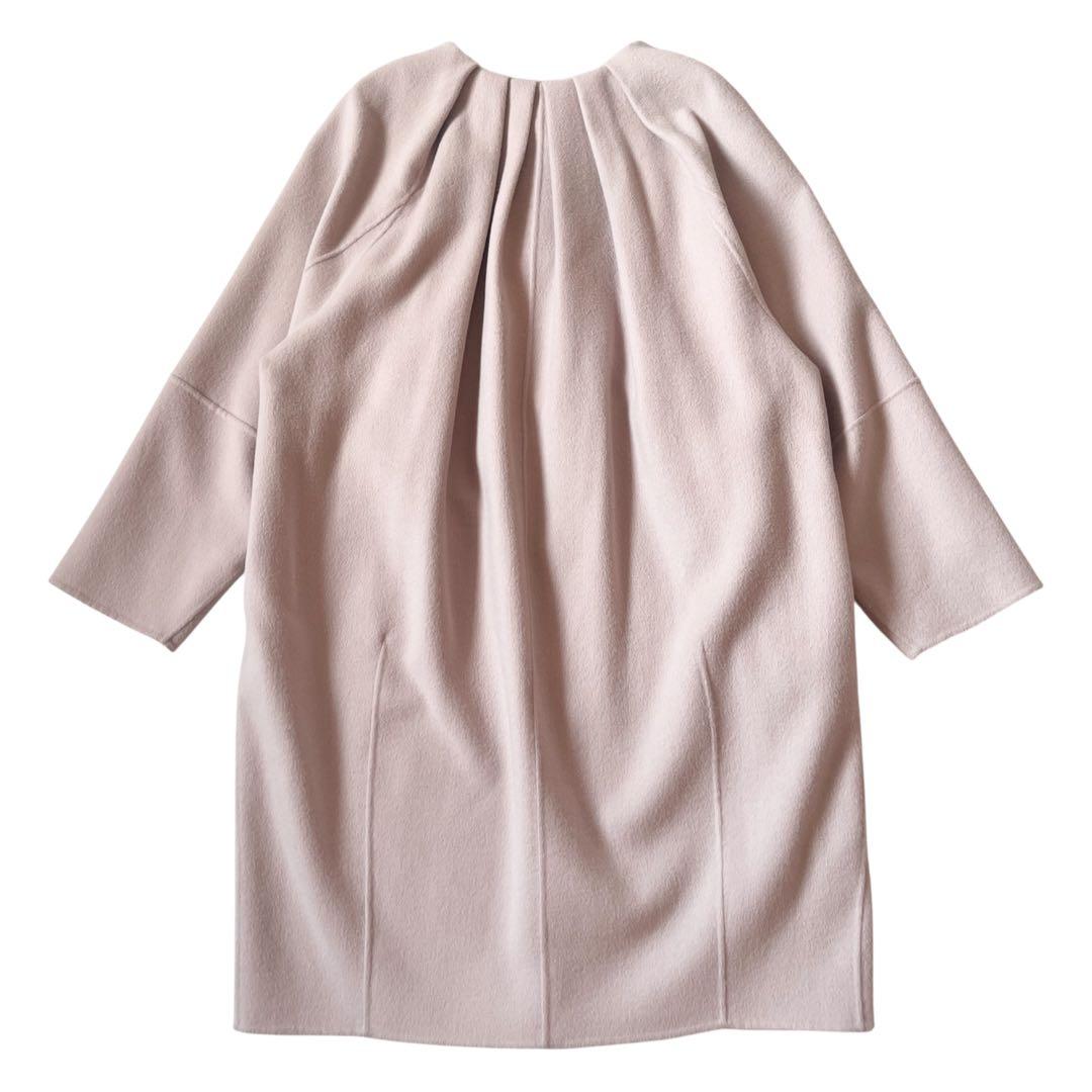 美品 ADORE アンゴラミックス リバーコート 定価10.1万 ロングコートM