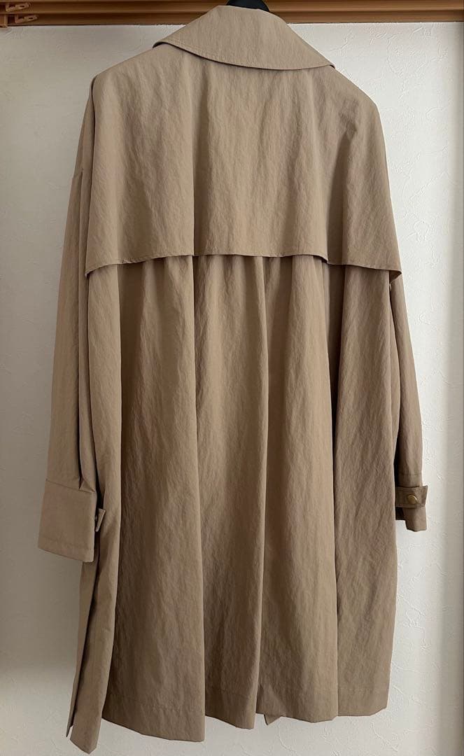 【新品】Aラインナイロンコート　はるかさんコラボ