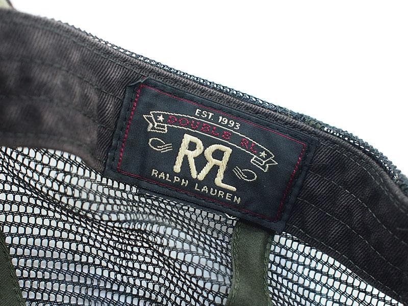 美品 DOUBLE RL メッシュキャップ 93RD RRL ダブルアールエル