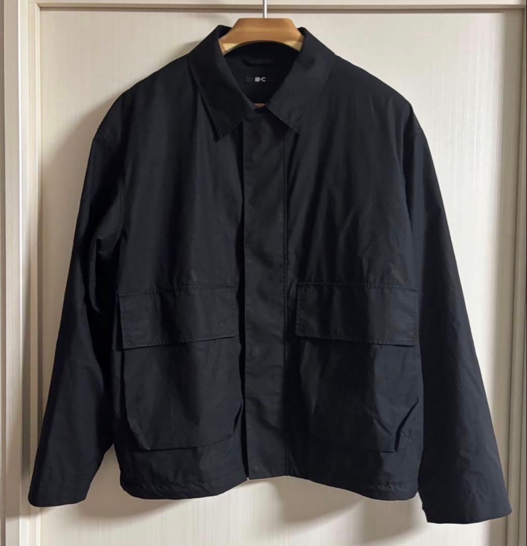 Uniqlo C コットンショートブルゾン 黒 L ユニクロシー