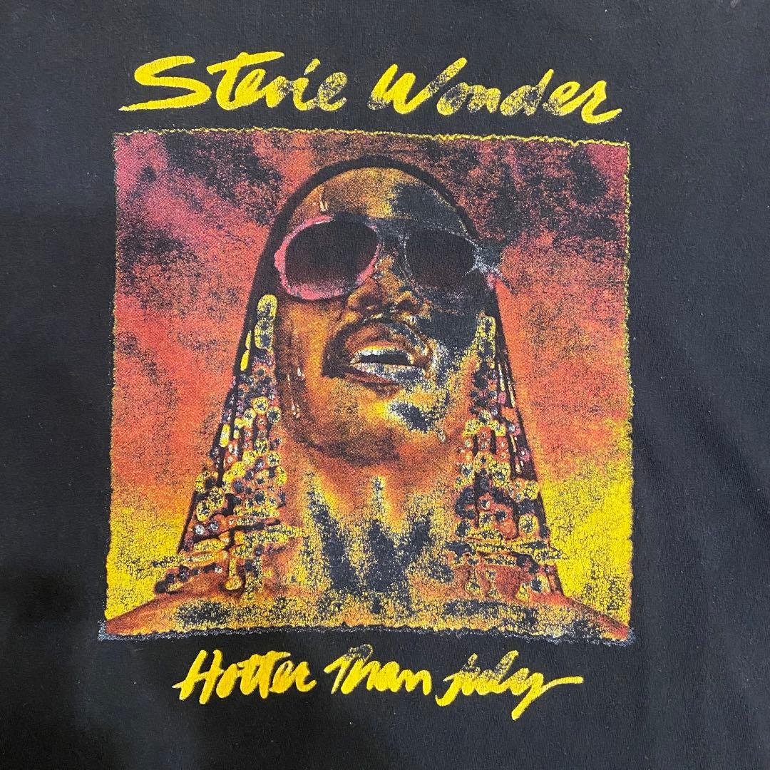 Stevie Wonder スティービーワンダー 2015 ブラック 黒 L