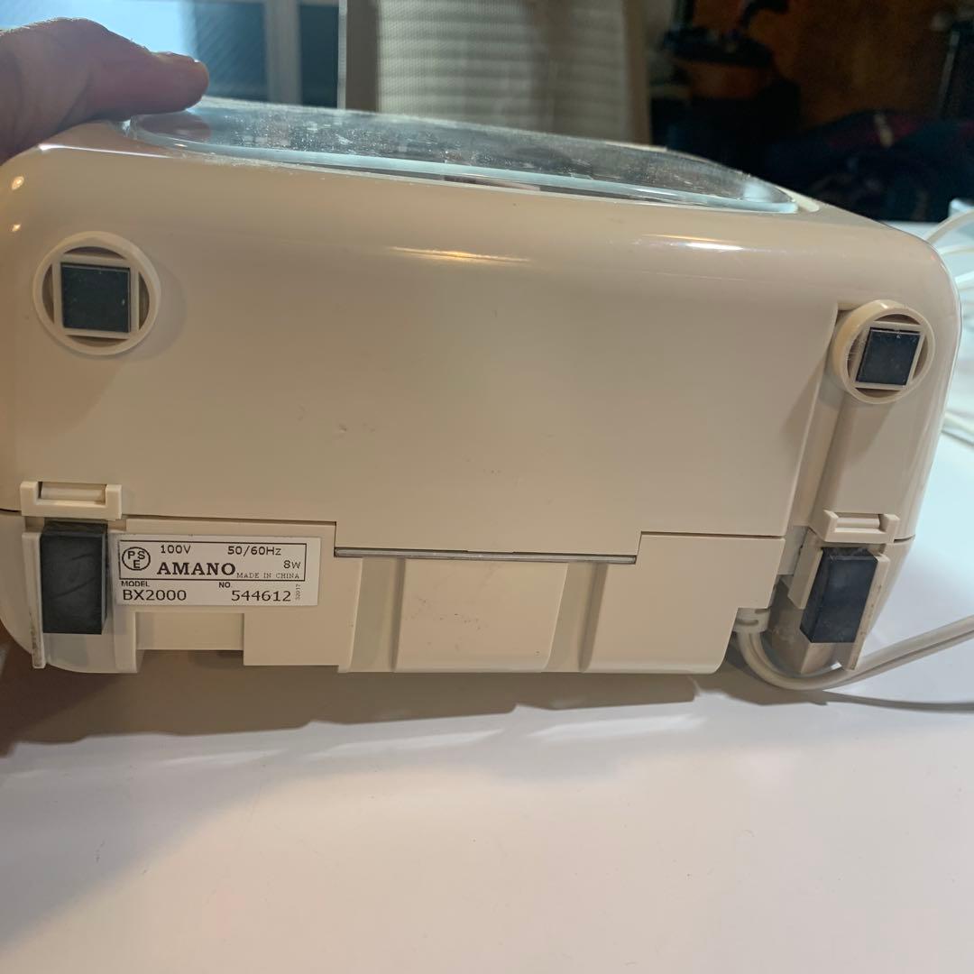 動作確認済み AMANO BX 2000 電子タイムレコーダー アマノ