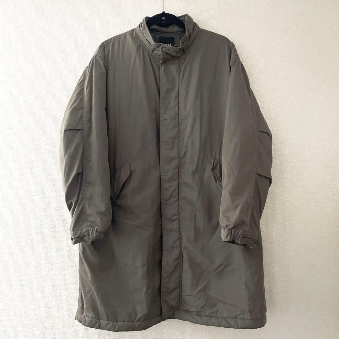 BEAMS / デタッチャブルフード 中綿モッズコート オリーブグリーン
