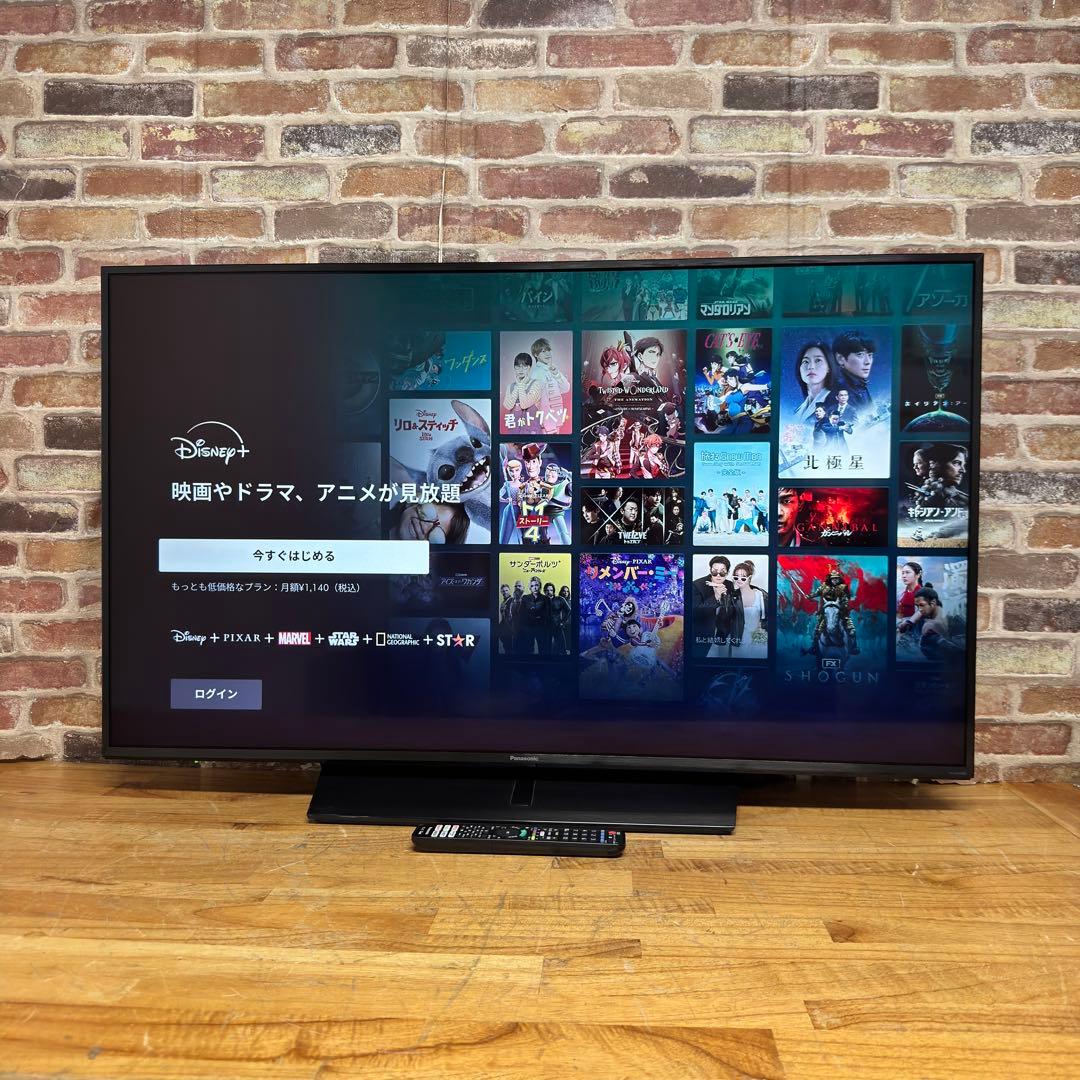 Panasonic 43V型 4K 液晶テレビ VIERA TH-43JX850