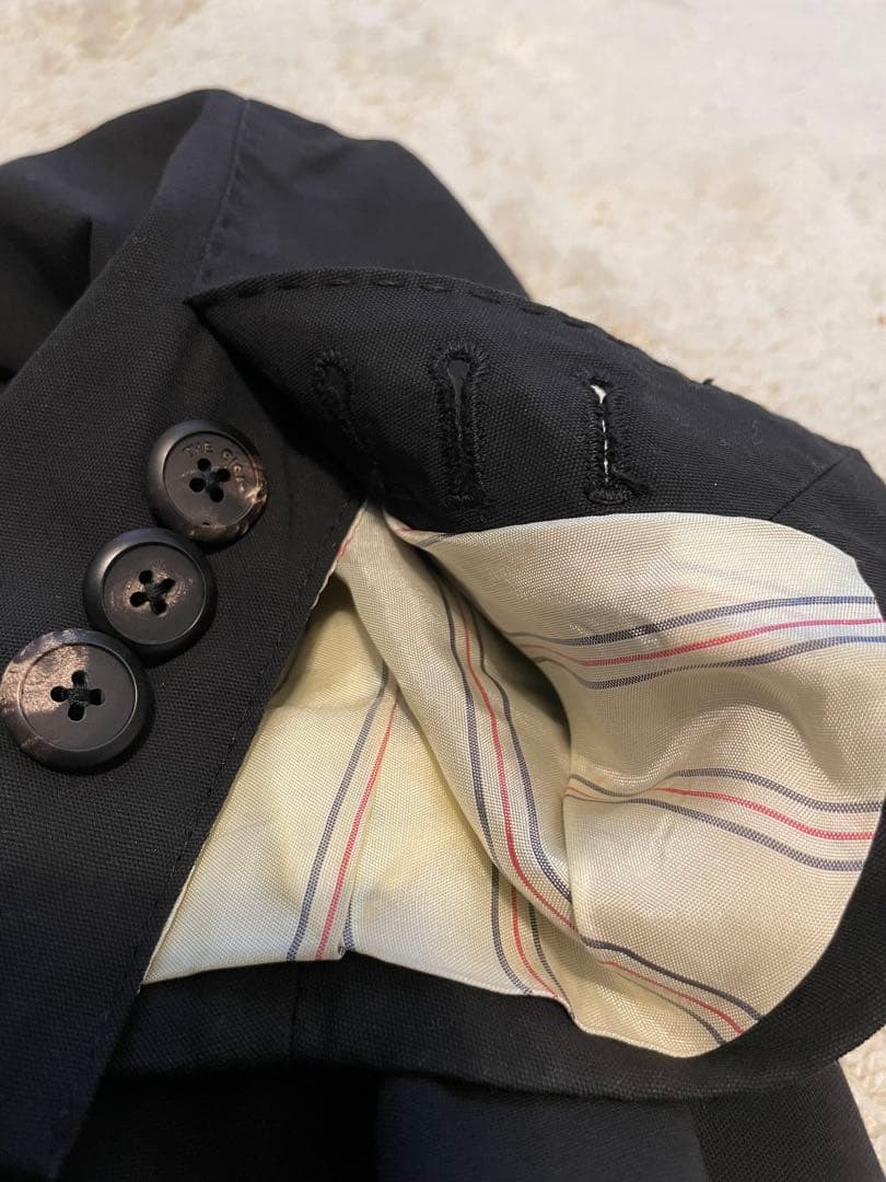 極美品 定価9万 THE GIGI MIRO コットンジャケット 46 黒 春夏