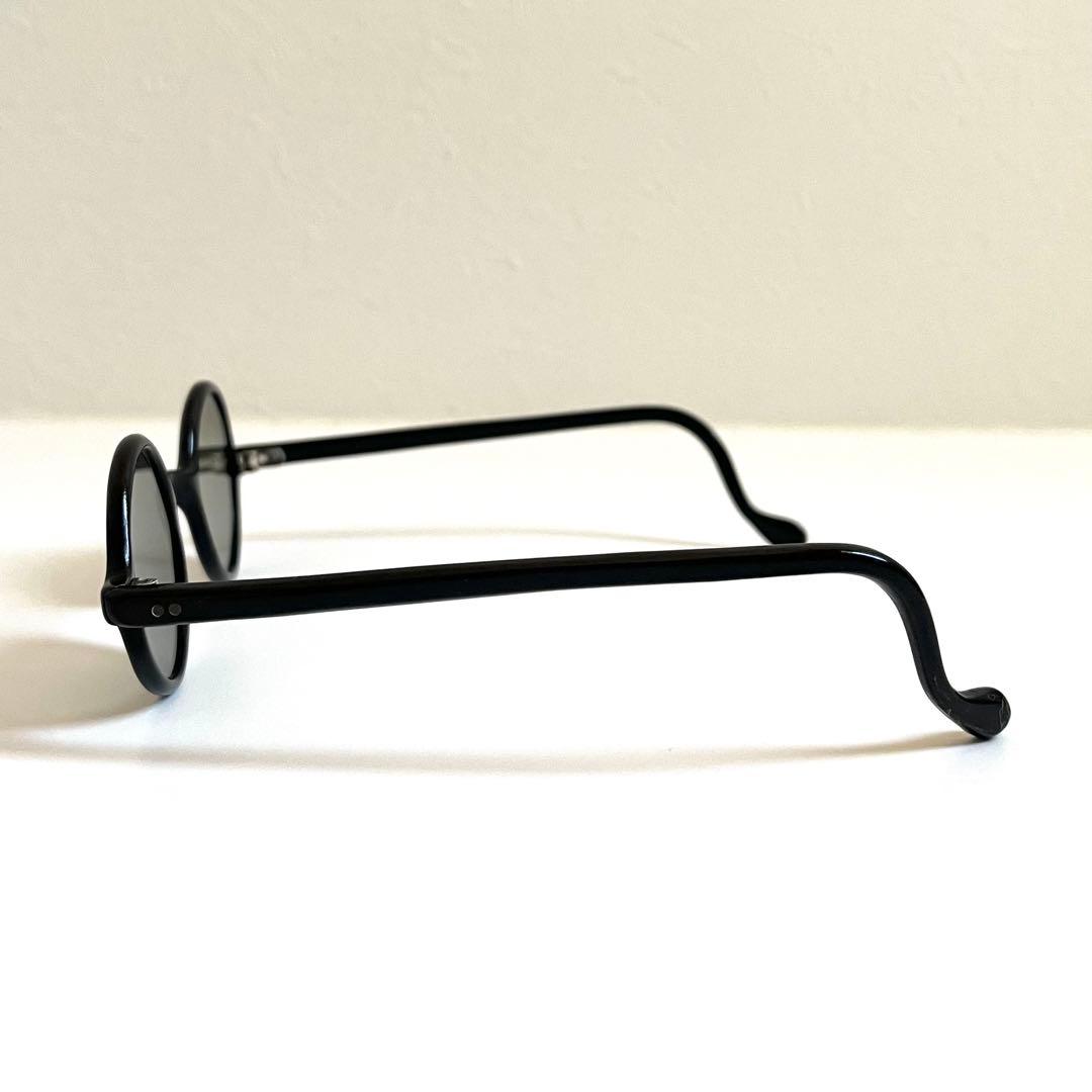 40s frame france フレームフランス ラウンド サングラス 黒