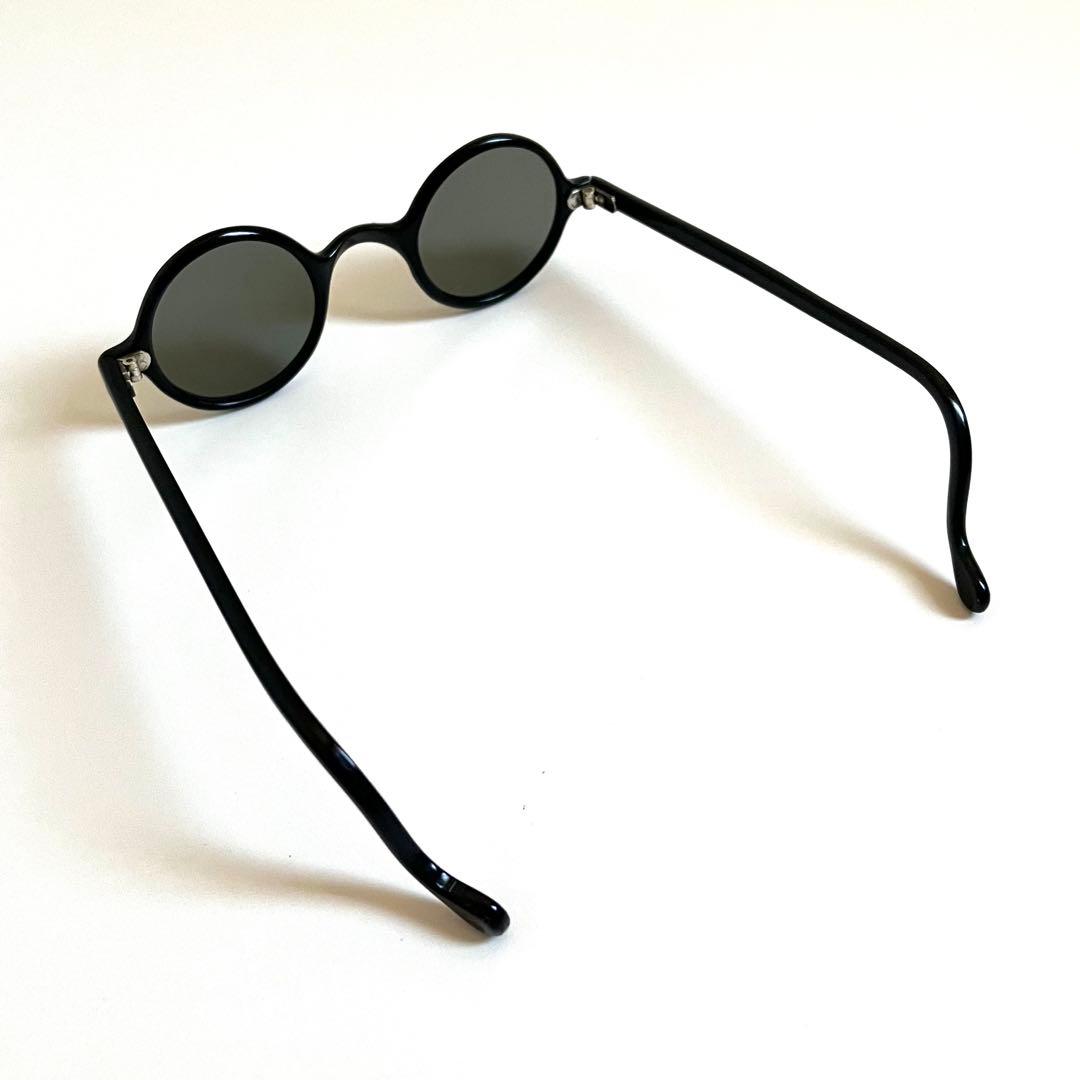 40s frame france フレームフランス ラウンド サングラス 黒
