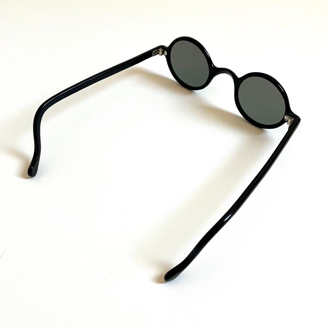 40s frame france フレームフランス ラウンド サングラス 黒