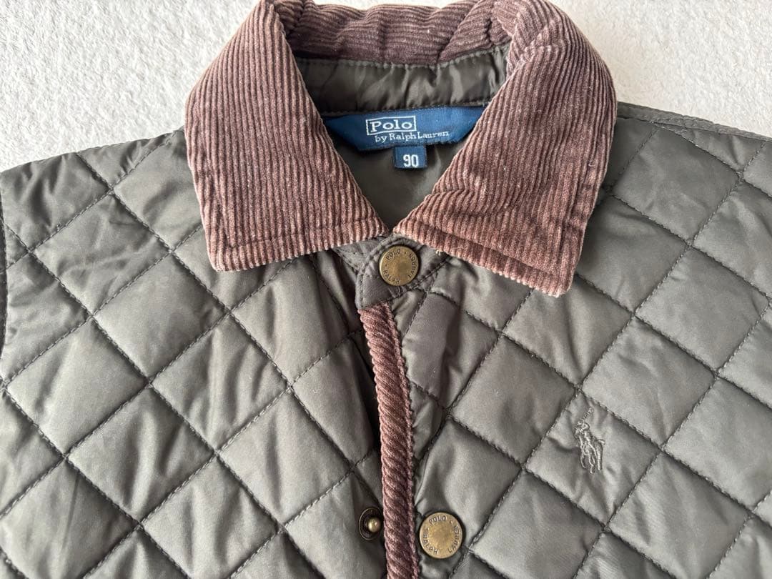 POLO ラルフローレン　キルティングジャケット オリーブグリーン　アウター
