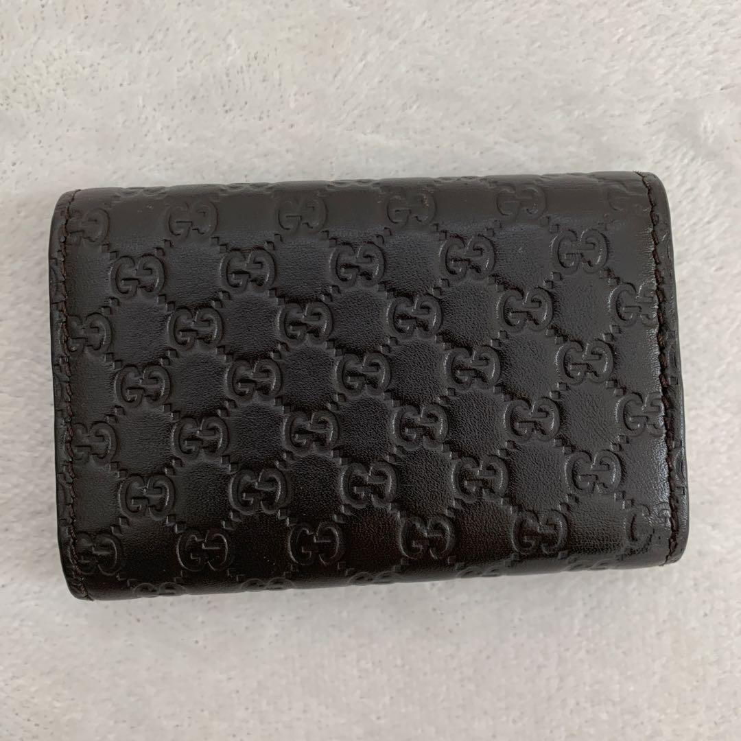 GUCCI キーケース　箱付き　袋付き　GG ブラウン