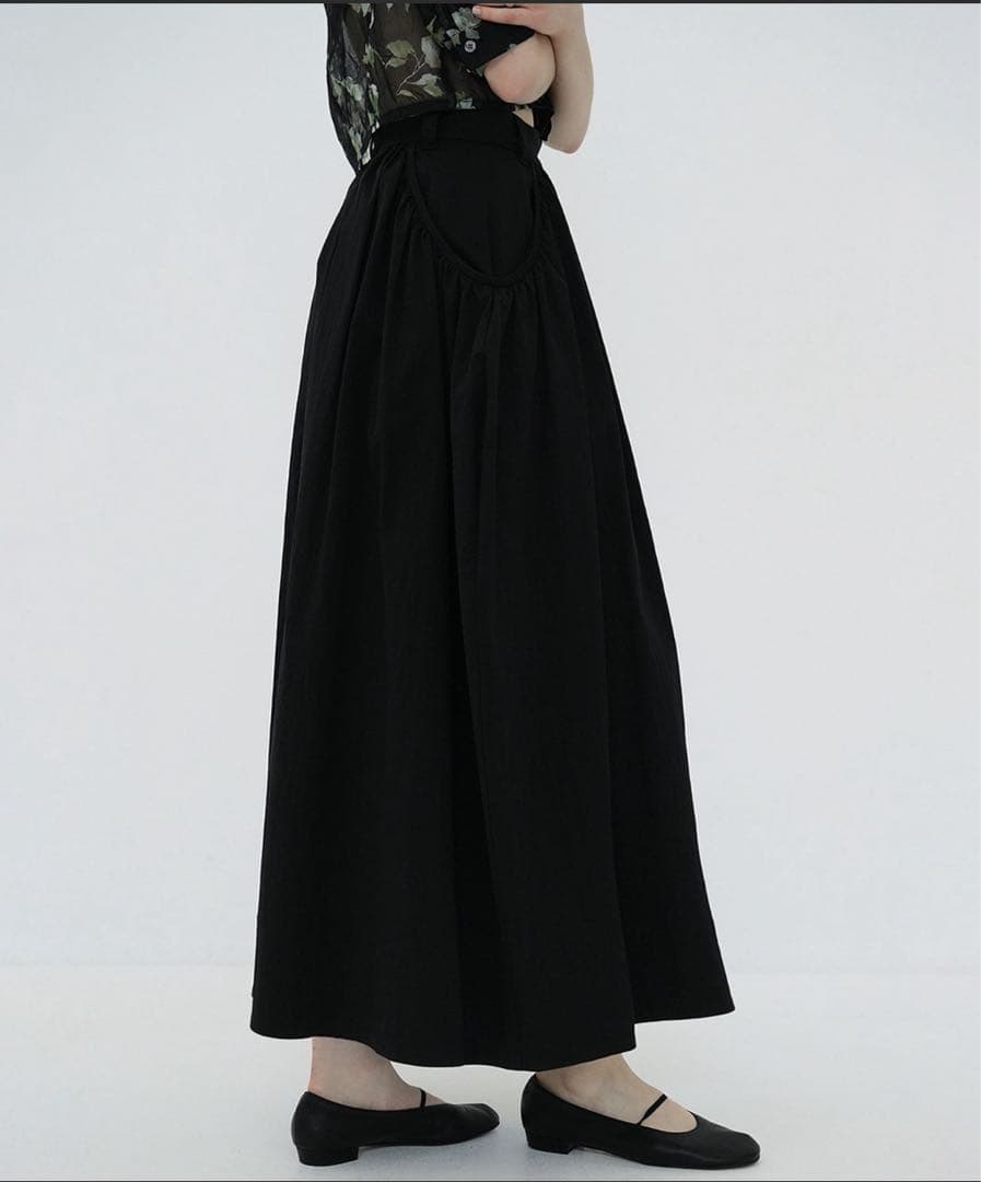 CLANE VOLUME DOME SKIRT ブラック 1