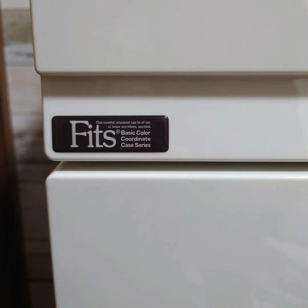 Fits 衣類収納ケース ホワイト 5段