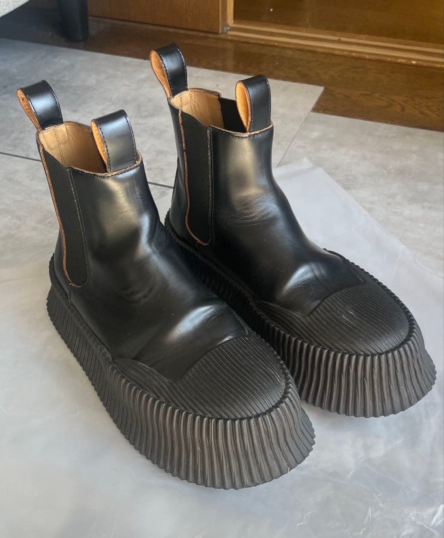 JILSANDERサイドゴアブーツ厚底