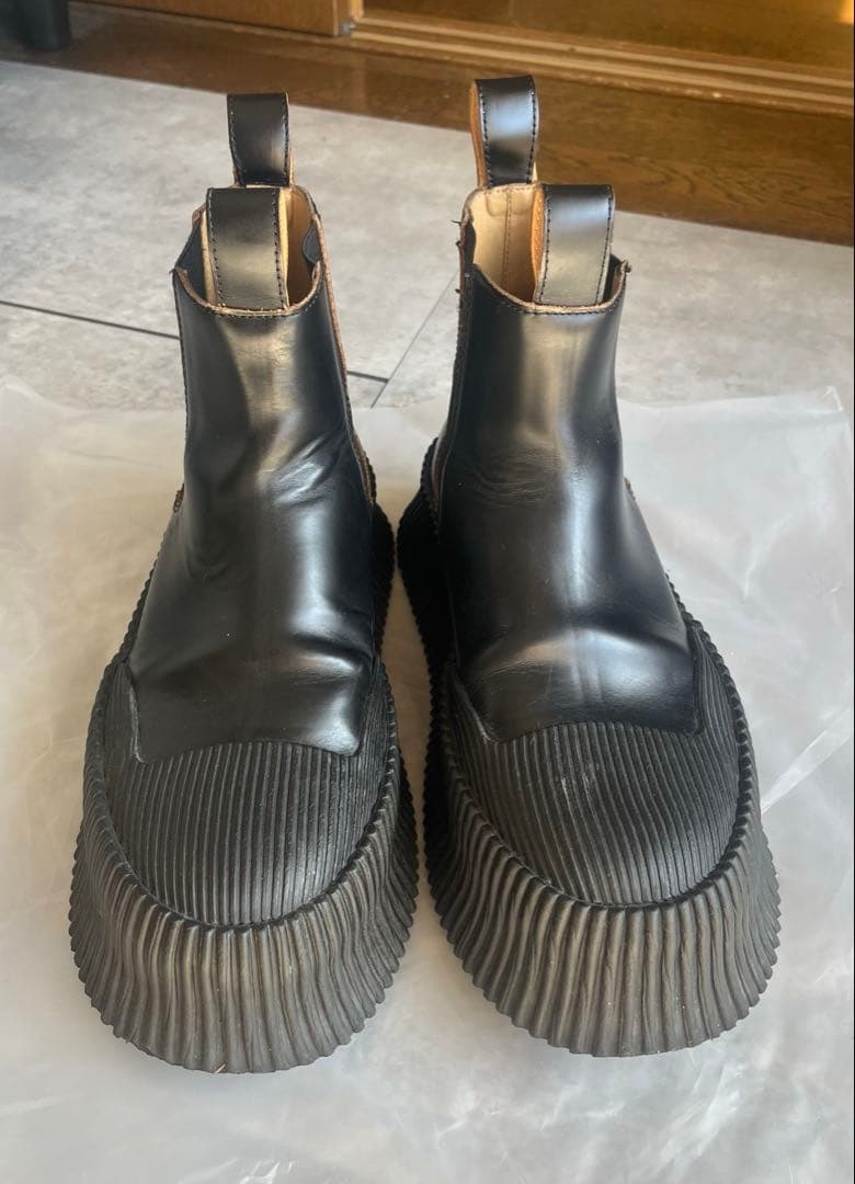 JILSANDERサイドゴアブーツ厚底