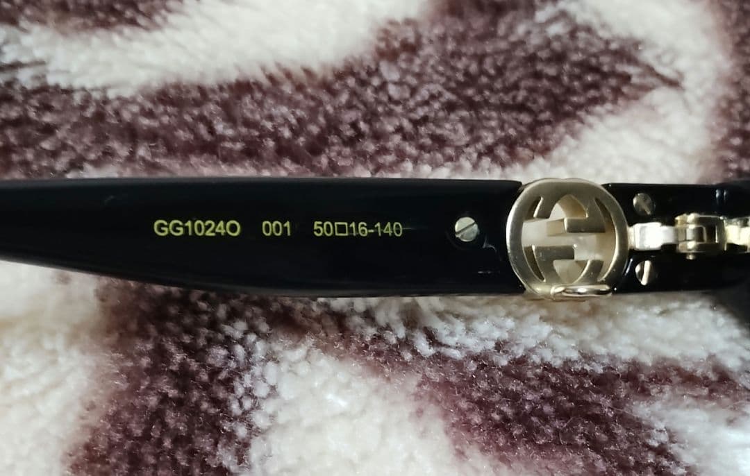 m*e様 GUCCI ラウンド フレーム サングラス ブラック