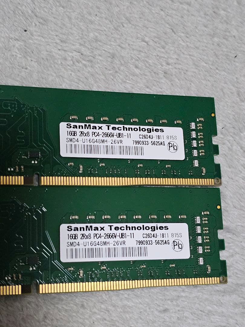 DDR4 2666 16GB ×2 計 32GB
