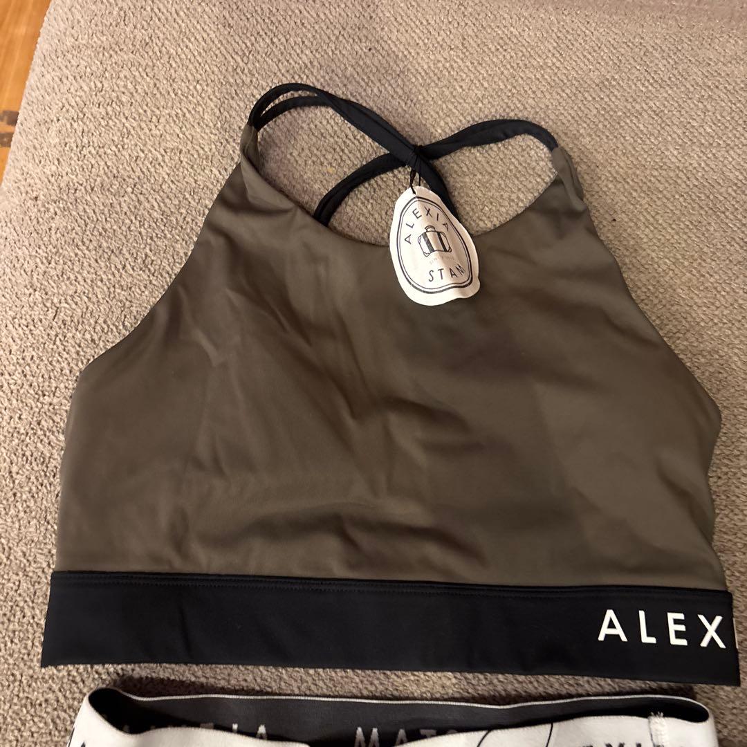 ALEXIA STAM ヨガウェア セット M オリーブグリーン