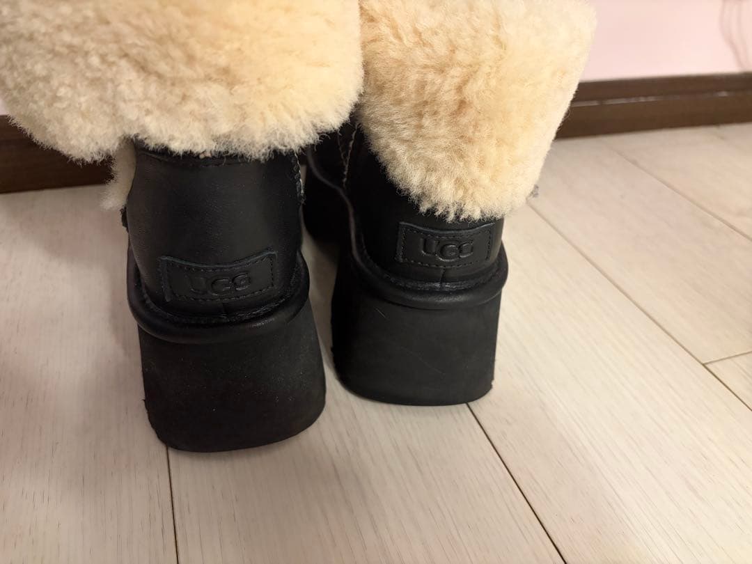 UGG ブラック ショートブーツ 38