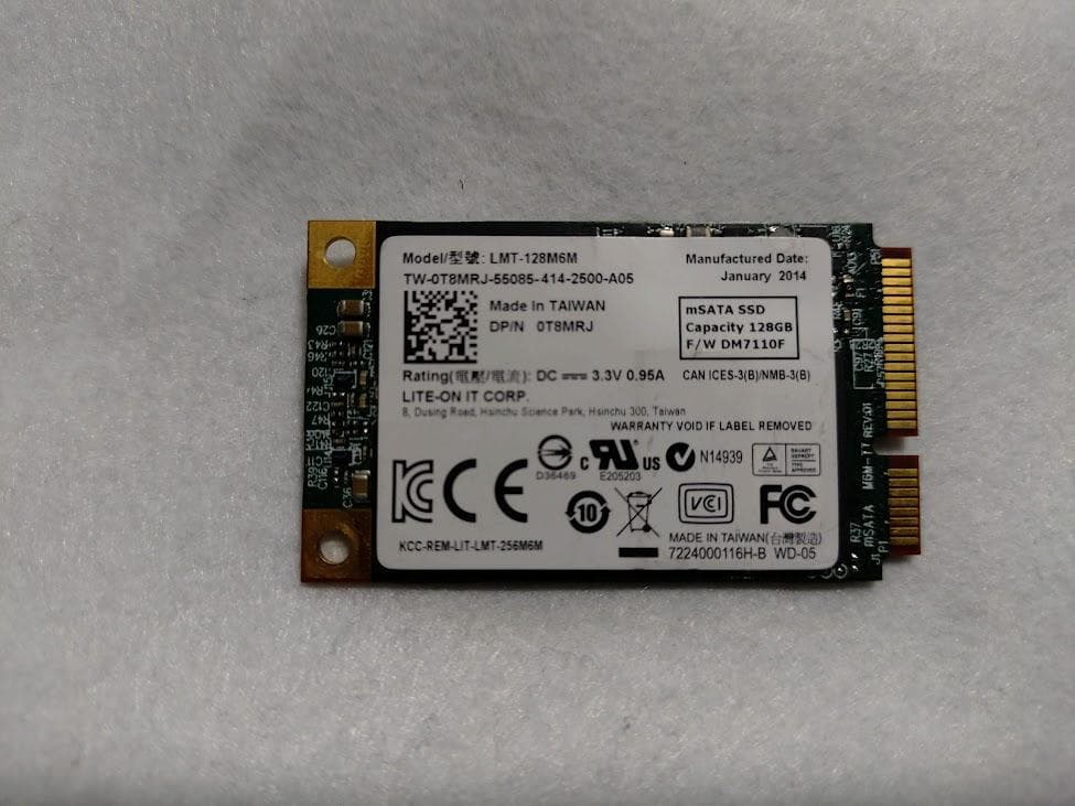 128GB mSATA SSD 4個セット