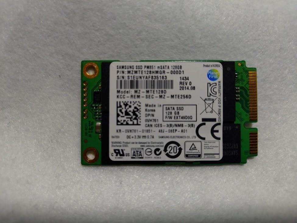128GB mSATA SSD 4個セット