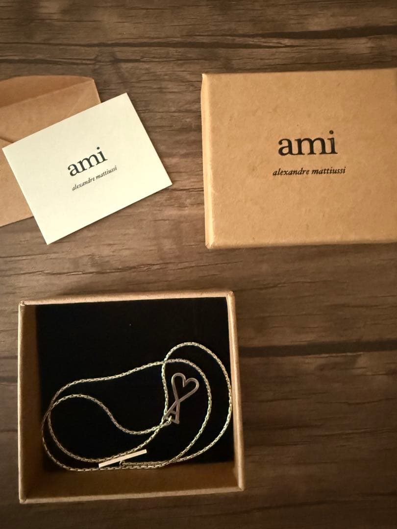 AMIPARISブレスレット、ネックレスセット 公式　AMI DE COEUR