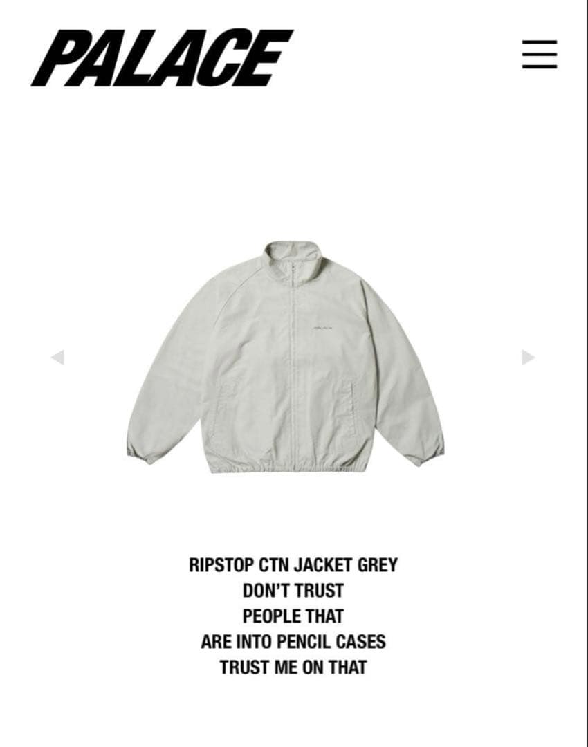 ジャケット・アウター 24autumn Palace RIPSTOP CTN JACKET