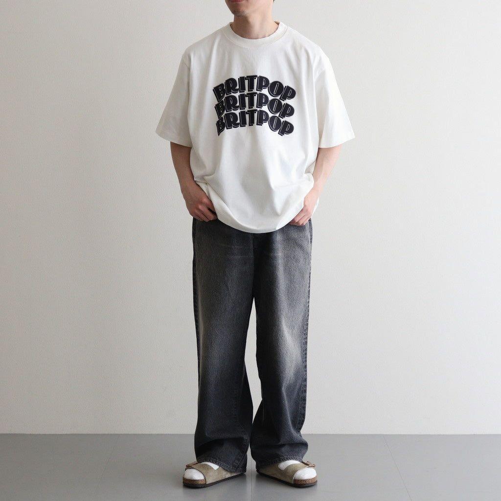 blurhms ROOTSTOCK BRITPOP PRINT WIDE 白×黒
