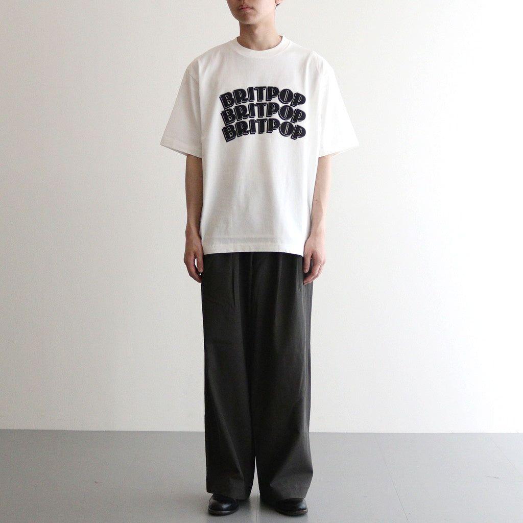 blurhms ROOTSTOCK BRITPOP PRINT WIDE 白×黒