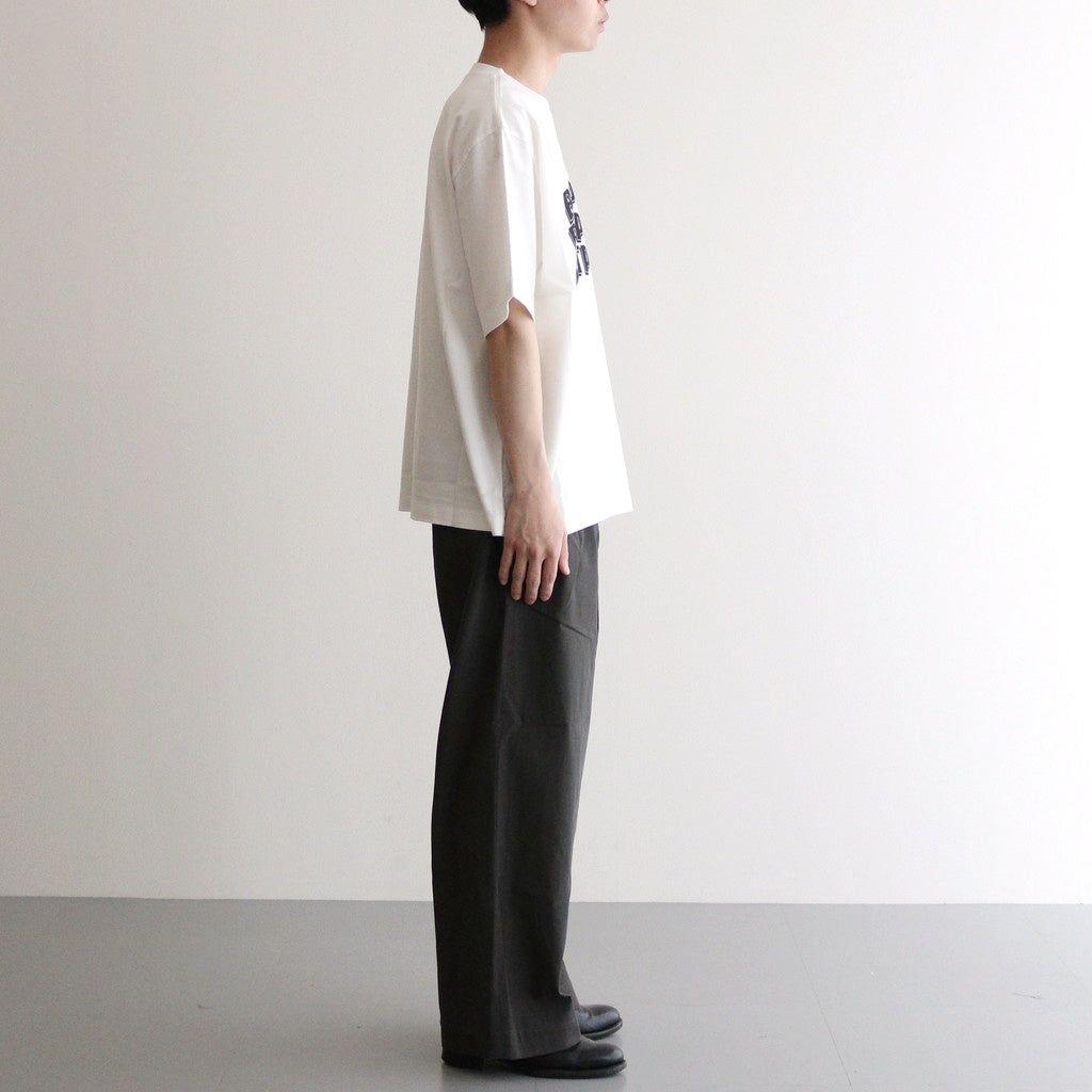 blurhms ROOTSTOCK BRITPOP PRINT WIDE 白×黒