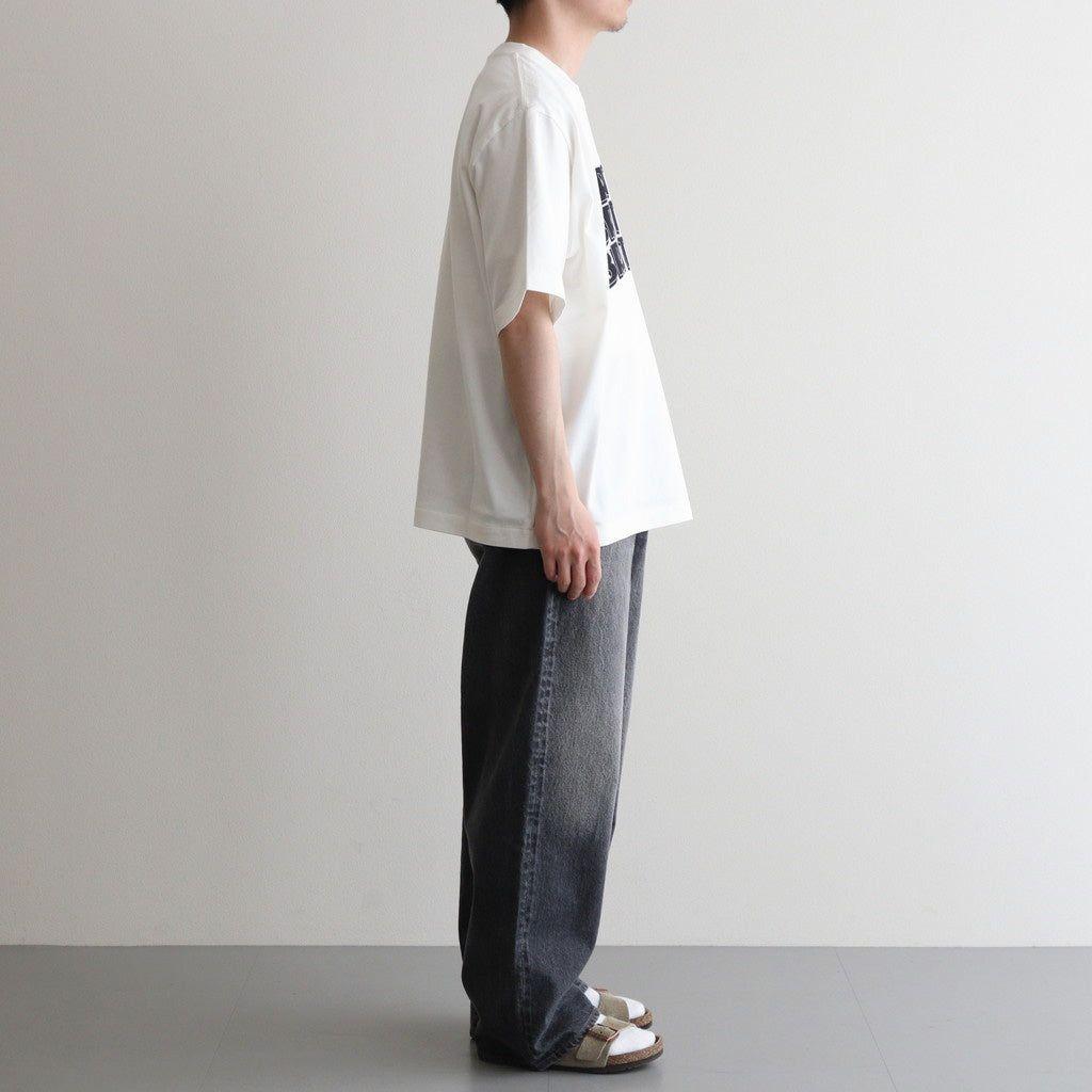 blurhms ROOTSTOCK BRITPOP PRINT WIDE 白×黒