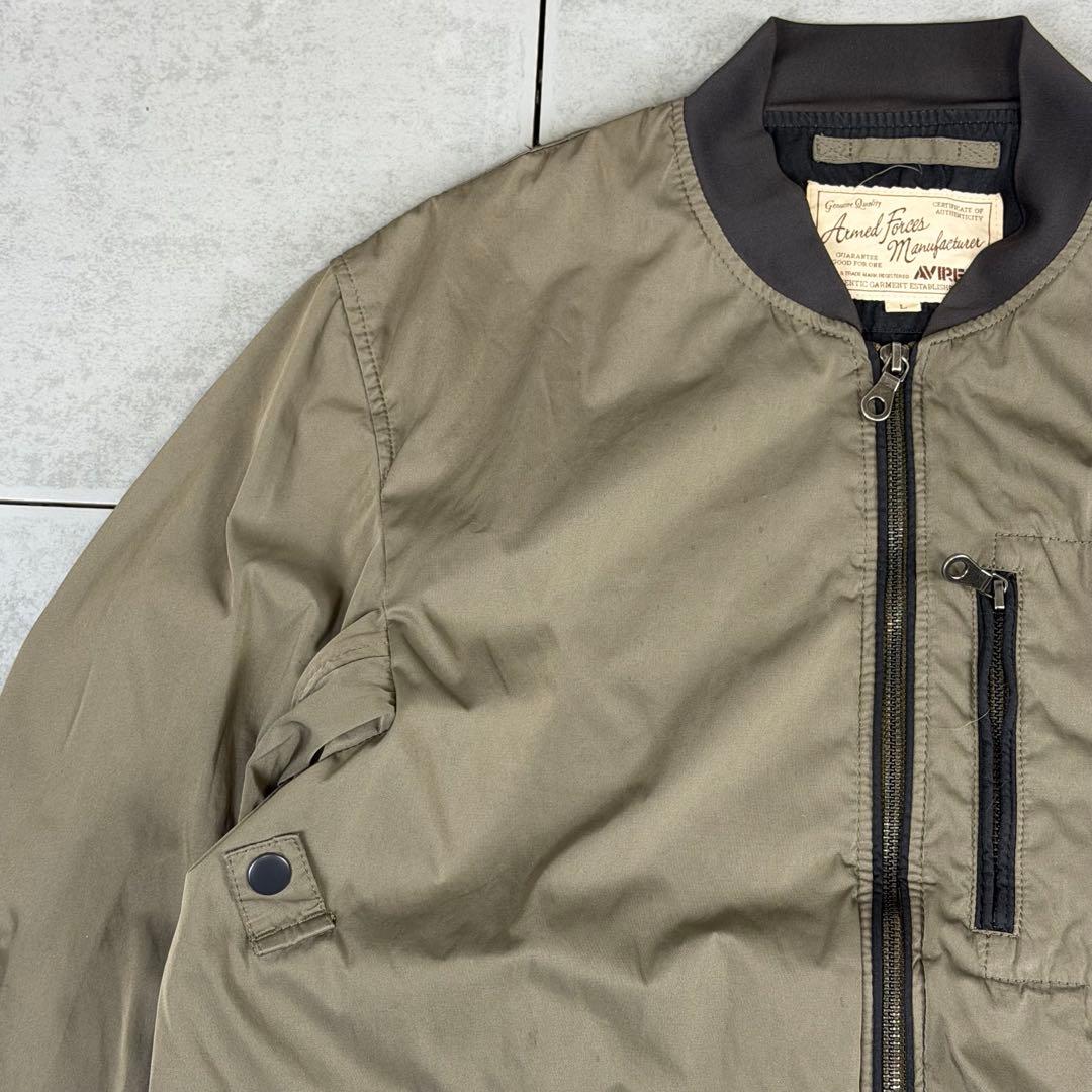 希少 AVIREX TWOTONE JACKET MA-1 airforce